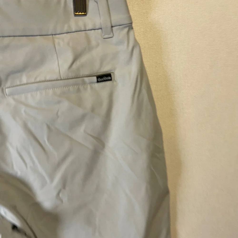 Good Good Golf Mens Performance Pants Grey Size 32 Straight Leg‎ Lightweight N81
